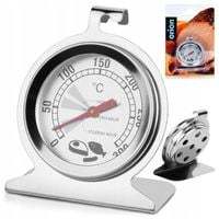 Termometr DO PIEKARNIKA pieca wędzarni pieczenia stalowy kuchenny do +300°C