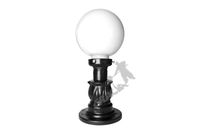 LAMPA A08 Z KULĄ SZKLANĄ ŻELIWNA OGRODOWA RETRO ELEGANCKA STOJĄCA DO OGRODU