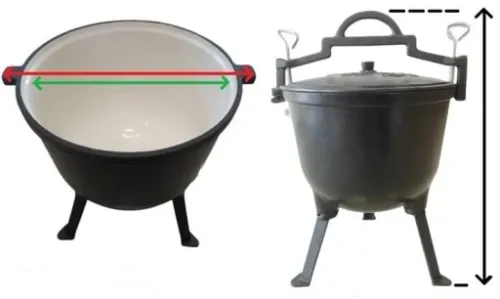 KOCIOŁEK ŻELIWNY EMALIOWANY garnek BLUMMENFELD 10L na Arena.pl