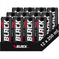 BLACK ENERGY Original Gazowany napój energetyzujący 250 ml x 12 sztuk