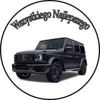 Opłatek na tort Mercedes Auto Samochód Logo Urodziny 18 30 40 50