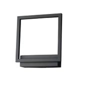 Kwadratowa lampa ścienna Opera frame LED 18W 3000K do holu czarna