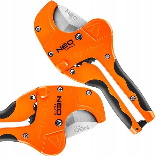 NEO NOŻYCE OBCINAK SZCZYPCE DO PESZLI RUR Z TWORZYW PCV PP PE 225mm 0-42 mm na Arena.pl