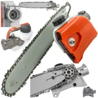 PRZYSTAWKA PIŁA ŁAŃCUCHOWA ADAPTER do KOSY SPALINOWEJ ŚREDNICA 28mm 9FREZÓW