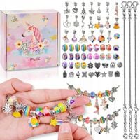 Zestaw Do Robienia Bransoletek Naszyjników Kreatywny Dla Dzieci Charms DIY