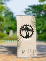 Roll up ŚCIANKA BANER przenośny system wystawienniczy Z PROJEKTEM 150x200