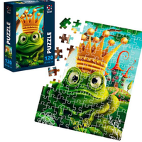 Puzzle Edukacyjne Żabi Książę Układanka Dla Dzieci 120 El. Dt100-12