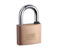 kłódka zatrzaskowa bębenkowa mosiężna kd50m - mp klo kd50m