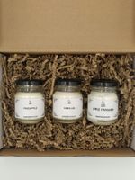 Zestaw świec zapachowych w eleganckich słoiczkach 80 ml