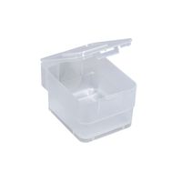 Zamykany organizer przezroczysty mały- 58x79x46 mm