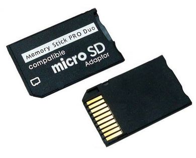 Adapter Karty Micro SD na Memory Stick PRO Duo