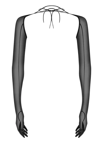 obsessive euphori długie przezroczyste rękawiczki czarny s-l na Arena.pl
