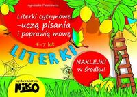 Literki cytrynowe - uczą pisania i poprawiają mowę + naklejki kaligrafia