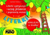 Literki cytrynowe - uczą pisania i poprawiają mowę + naklejki kaligrafia