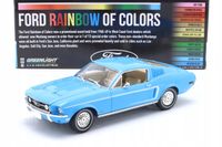 GREENLIGHT 1968 FORD MUSTANG FASTBACK “Ford Rainbow Of Colors” Blue 1:18