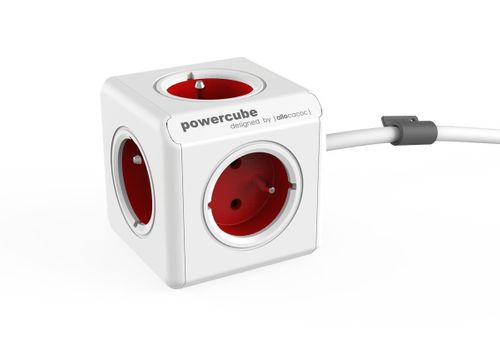 Przedłużacz allocacoc PowerCube Extended 2300RD/FREXPC (1,5m; kolor czerwony) na Arena.pl