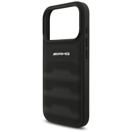 Etui AMG Leather Debossed Lines Logo do iPhone 17 Pro czarny na Arena.pl