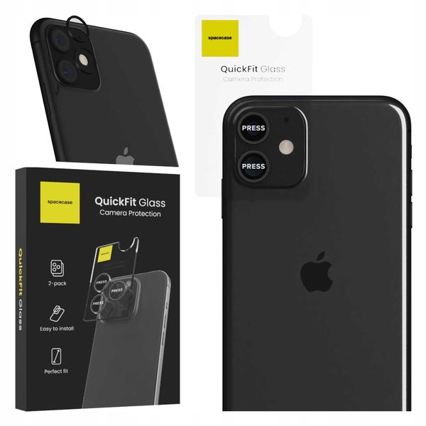 Spacecase Quickfit Camera Iphone 11/12/12 Mini Black zdjęcie 11