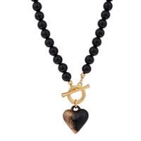 naszyjnik z pękatym sercem (c21/kor/69au)