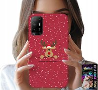 ETUI DO OPPO RENO 5Z / A94 5G - ŚWIĄTECZNY RENIFER MIKOŁAJ ŚWIĘTA +SZKŁO