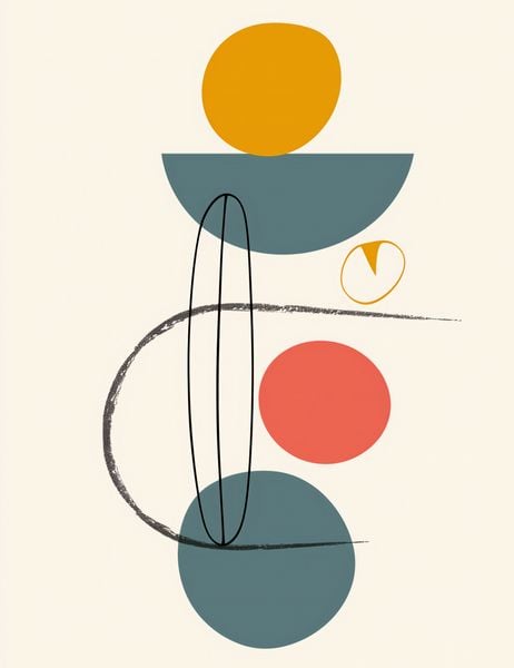 Plakat 50x65cm Równe Kompozycje zdjęcie 1