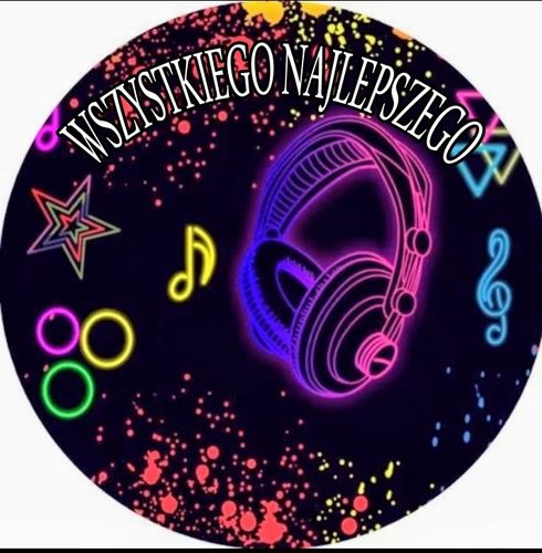 Opłatek na tort Disco Party Muzyka Personalizacja na Arena.pl