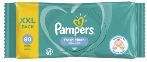 Pampers Chusteczki Fresh Clean 6x80 szt na Arena.pl