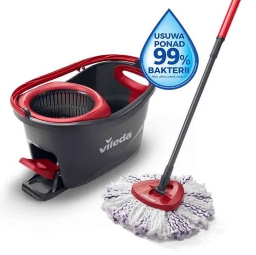 Vileda Mop Obrotowy Turbo 3W1 Mikrofibra na Arena.pl