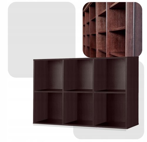 Regał półka organizer pojemnik stojak na płyty winylowe segregatory Cubo 5 na Arena.pl