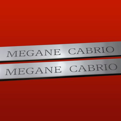 Listwa progowa RENAULT MEGANE MK2 CABRIO Stal nierdzewna 304 połysk 2szt na Arena.pl