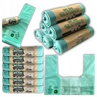 WORKI NA ŚMIECI BIODEGRADOWALNE 60SZT 5L BIO WORKI NA ODPADY KOMPOSTOWALNE