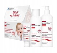 Zestaw wyprawkowy emolium emulsja do kąpieli, do ciała i krem
