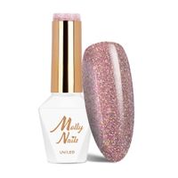 Lakier hybrydowy LED/UV Gel Polish MollyNails Shocking Shine Nr 687 8g
