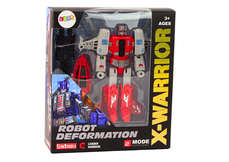 Robot-Helikopter 2w1 Transformacja X-Warrior Czerwony zdjęcie 3