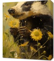 Obraz 50x60cm Łąka w Oczach Borsuka