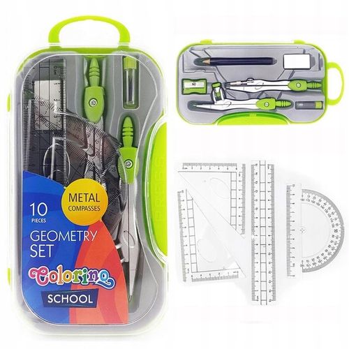 Zestaw geometryczny Colorino 10 elementów na Arena.pl