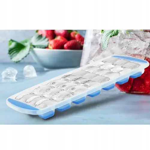 FORMA SILIKONOWA DO MROŻENIA KOSTEK LODU POJEMNIK FOREMKI DO LODU na Arena.pl