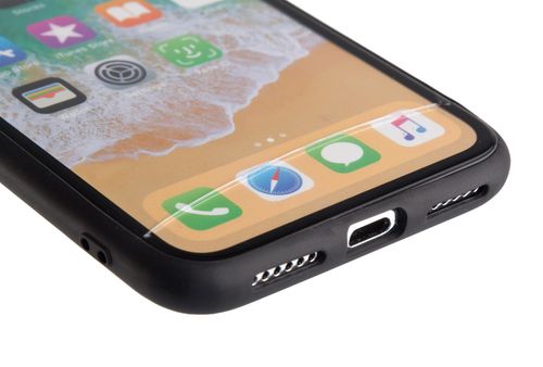 GUESS ICONIC HARD CASE Apple iPhone X - BEIGE na Arena.pl