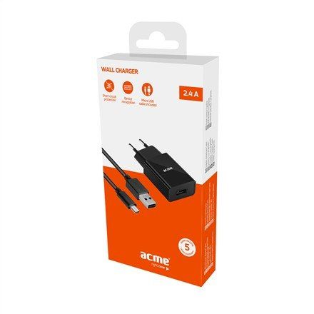 Ładowarka sieciowa CH211 USB + MicroUSB na Arena.pl