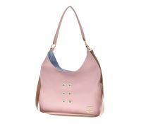 Laura Biaggi - torebka worek nity różowy mat + błękitny KB238