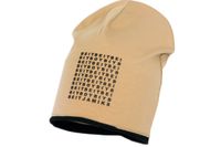 Jamiks FLOR czapka bawełniana na wiosnę dla chłopca beżowa 54-56