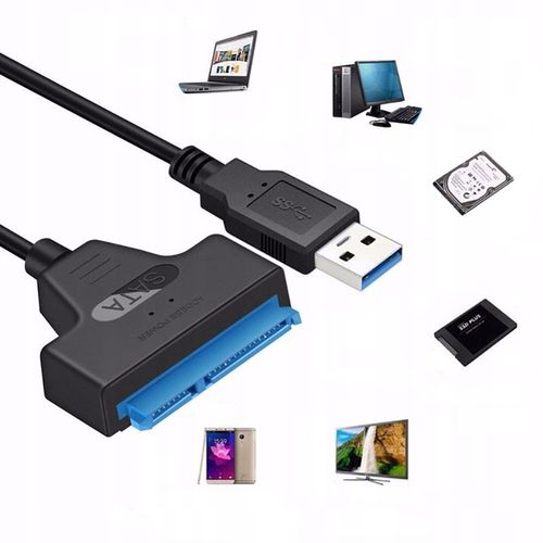 Sata Adapter USB SSD 3.0 do Dysku HDD na Dysk Przejściówka Kabel Dysków 2,5 na Arena.pl