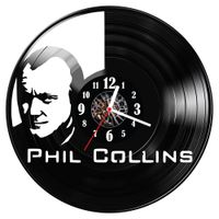 Zegar ścienny z płyty winylowej Phil Collins 1045.14