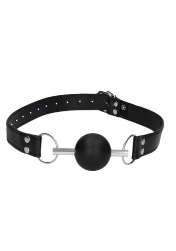 solid ball gag   with bonded leather straps na Arena.pl