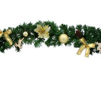 GIRLANDA ŚWIĄTECZNA CHOINKOWA UDEKOROWANA ŁAŃCUCH STROIK 180 cm