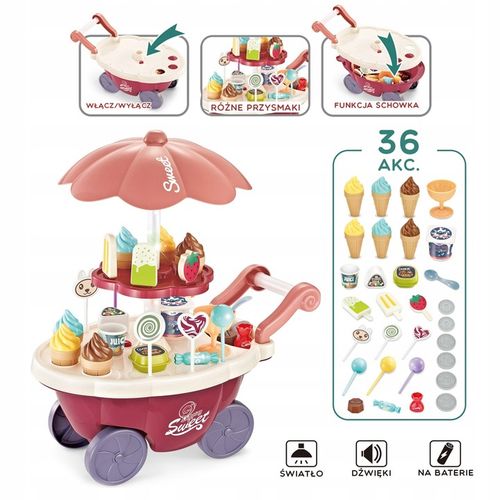 KUCHNIA AKCESORIA SKLEP LODZIARNIA CUKIERNIA SŁODKOŚCI LED DŹWIĘK WOOPIE na Arena.pl