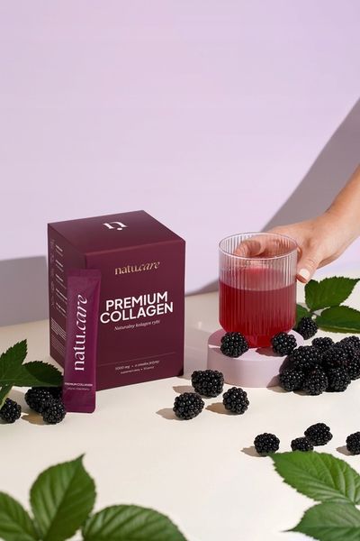 Kolagen Rybi Do Picia Na Zmarszczki w Proszku 5000 mg Natu Care Jeżyna zdjęcie 5