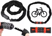 Zabezpieczenie rowerowe łańcuch leantoys zapięcie