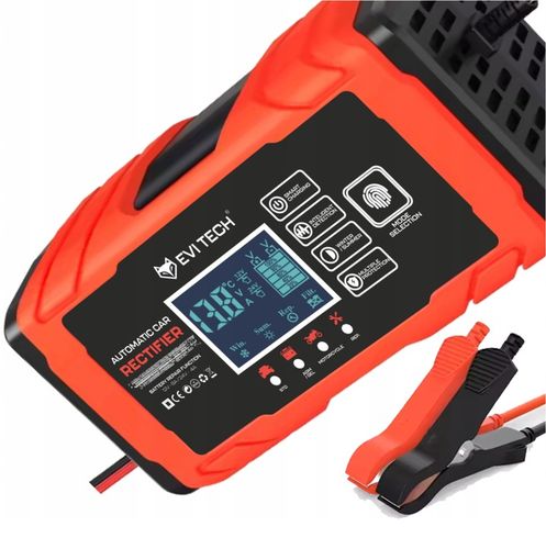 Prostownik do akumulatorów samochodowy 12V 24V AUTOMATYCZNY funkcja NAPRAWY na Arena.pl