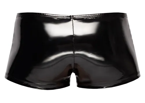 black level bokserki winylowe l z zamkiem i motocyklowym szyciem na Arena.pl